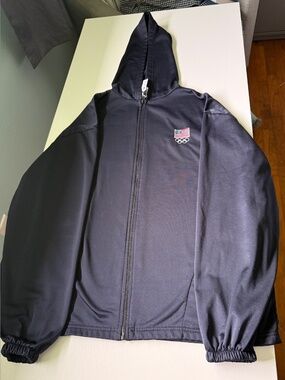Men's 2XL Navy Blue Olympic Jacket